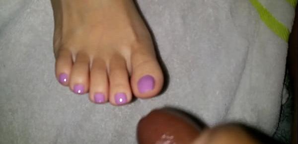  Cream sexy petite toes